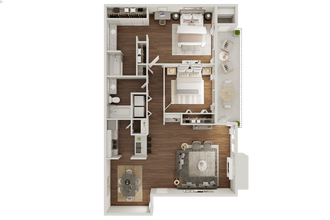 2-2 Classic 1603 floor plan